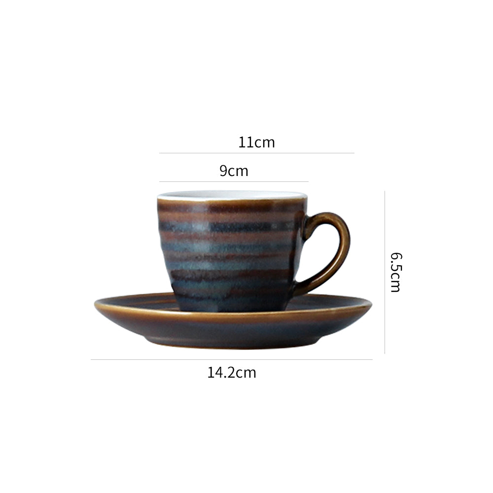 SHUER 80ml Tea&Coffee Cups Set Suitable for Ramadan, Wedding, Dinner Scenes
