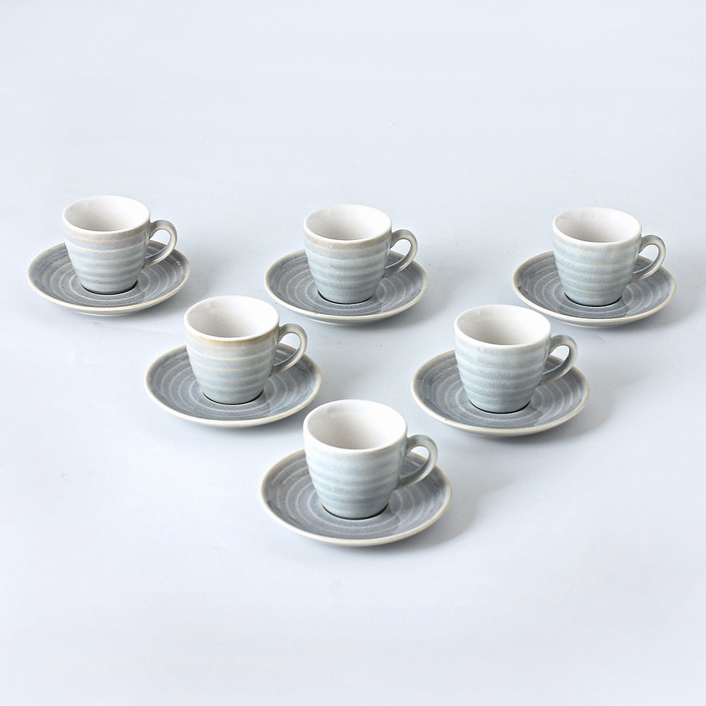 SHUER 80ml Tea&Coffee Cups Set Suitable for Ramadan, Wedding, Dinner Scenes