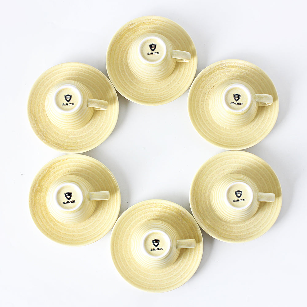 SHUER 80ml Tea&Coffee Cups Set Suitable for Ramadan, Wedding, Dinner Scenes