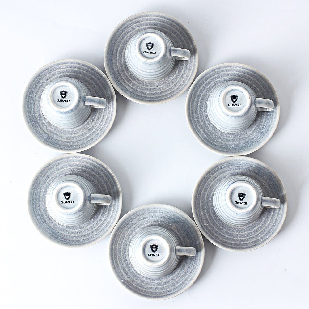 SHUER 80ml Tea&Coffee Cups Set Suitable for Ramadan, Wedding, Dinner Scenes