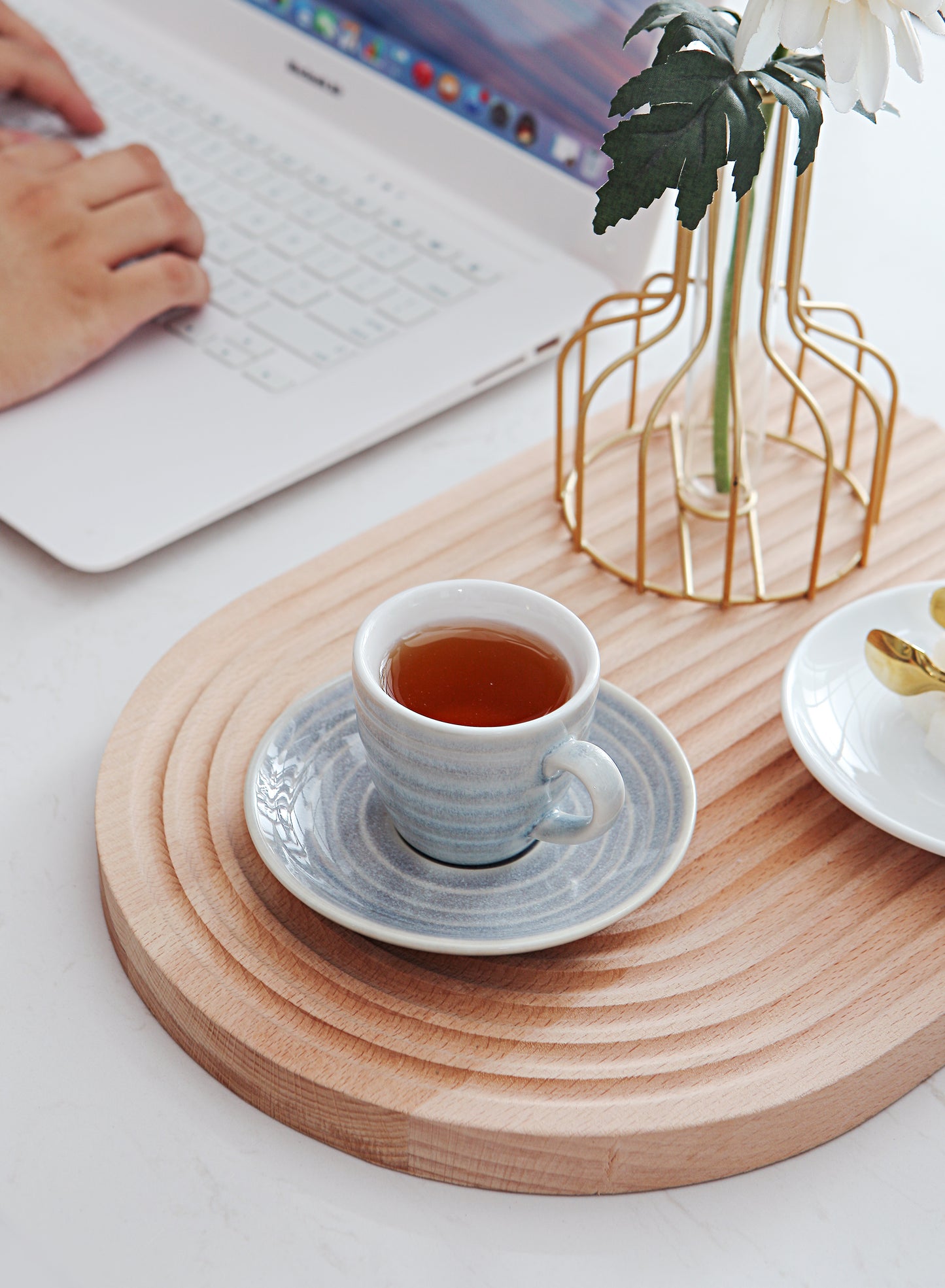 SHUER 80ml Tea&Coffee Cups Set Suitable for Ramadan, Wedding, Dinner Scenes