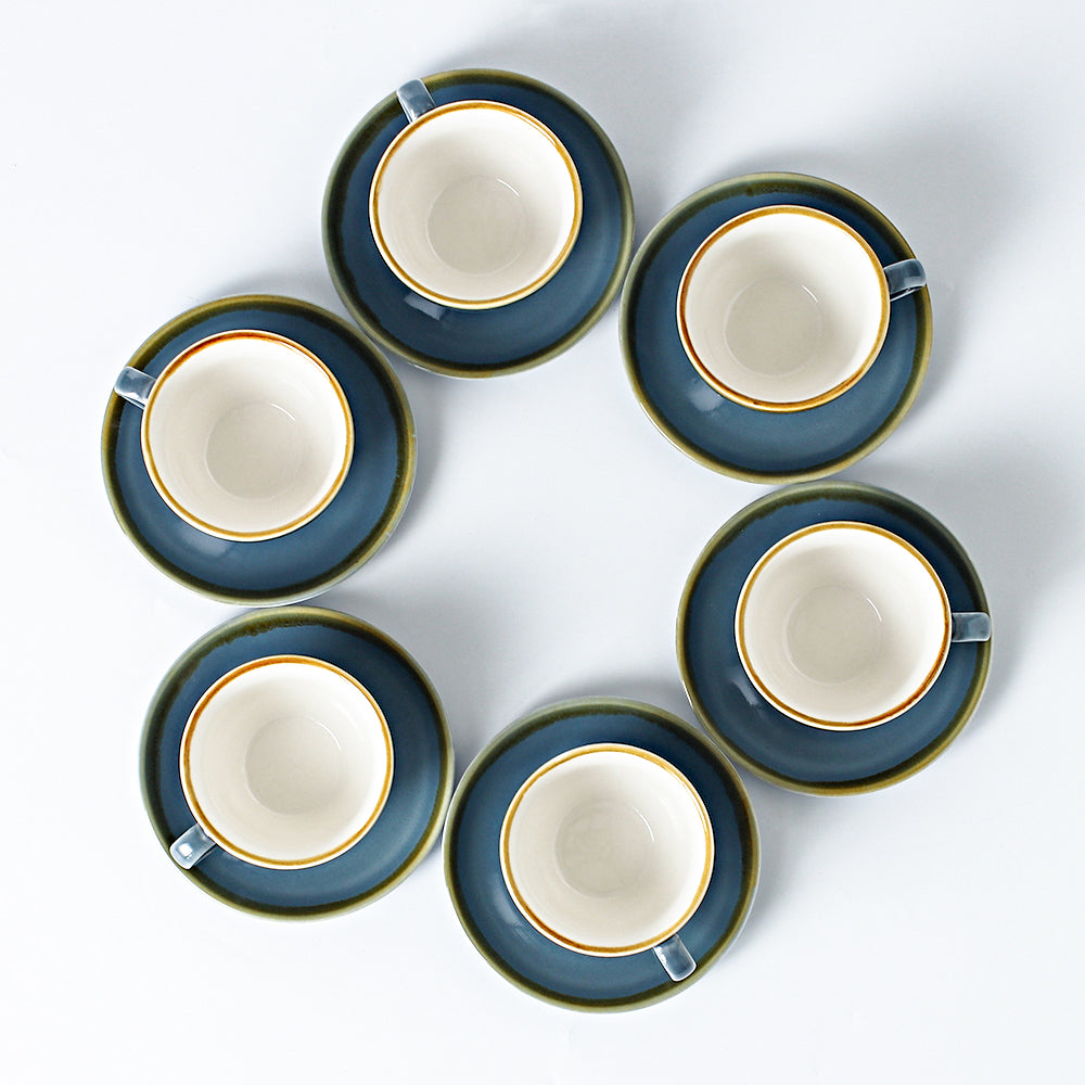 SHUER 80ml Tea&Coffee Cups Set Suitable for Ramadan, Wedding, Dinner Scenes