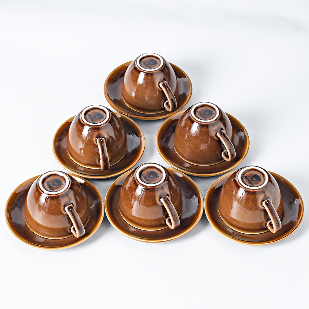 SHUER 80ml Tea&Coffee Cups Set Suitable for Ramadan, Wedding, Dinner Scenes