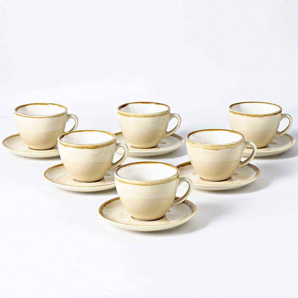 SHUER 80ml Tea&Coffee Cups Set Suitable for Ramadan, Wedding, Dinner Scenes