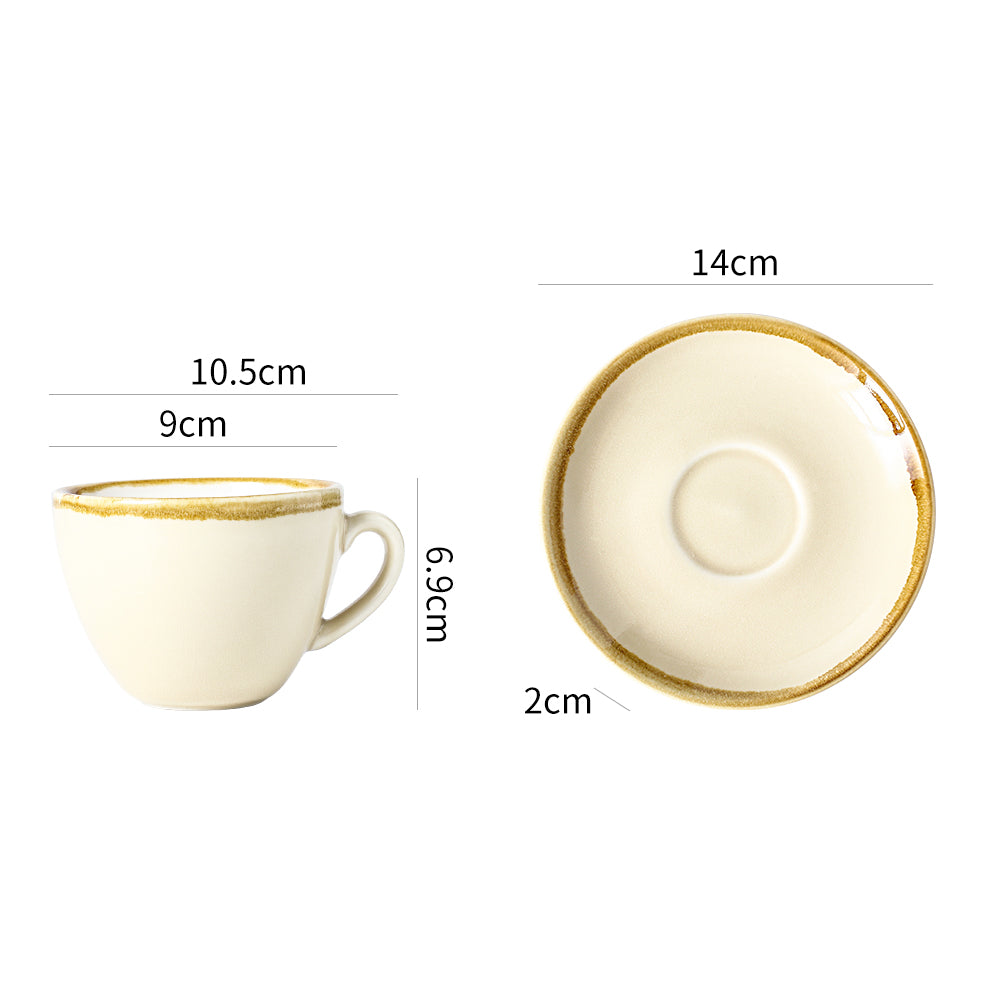 SHUER 80ml Tea&Coffee Cups Set  Suitable for Ramadan, Wedding, Dinner Scenes