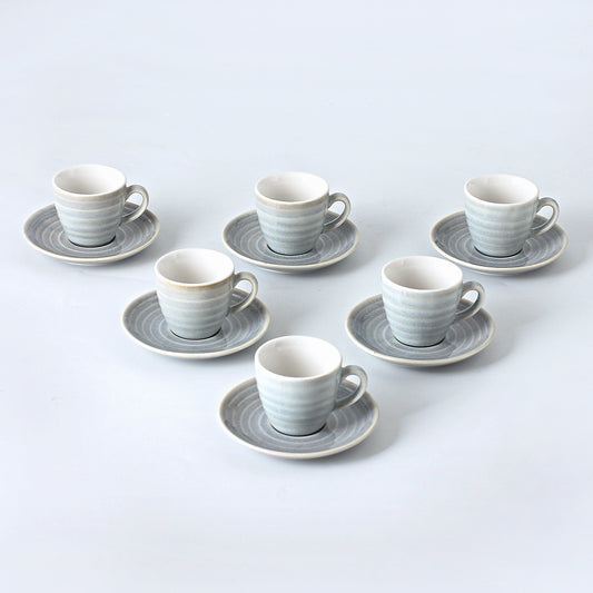 SHUER 80ml Tea&Coffee Cups Set  Suitable for Ramadan, Wedding, Dinner Scenes