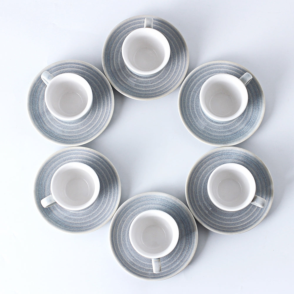 SHUER 80ml Tea&Coffee Cups Set  Suitable for Ramadan, Wedding, Dinner Scenes