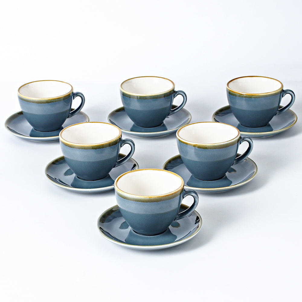 SHUER 80ml Tea&Coffee Cups Set  Suitable for Ramadan, Wedding, Dinner Scenes