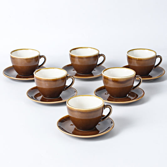 SHUER 80ml Tea&Coffee Cups Set  Suitable for Ramadan, Wedding, Dinner Scenes