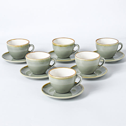 SHUER 80ml Tea&Coffee Cups Set  Suitable for Ramadan, Wedding, Dinner Scenes